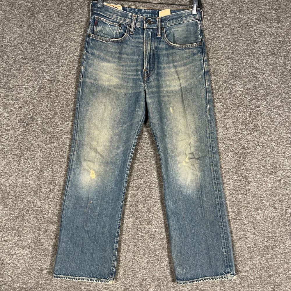 Abercrombie Girls Denim Jeans Size 14 Slim Fit Straight‎ Leg Distressed Y2K